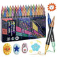 ✨ Dual-Tip Glitter Marker Set ✅ Brush & Fine Tip | 24 Vibrant Sparkle Colors 🎨 -50% TODAY ONLY 🔥