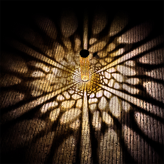 🌞 Solar Garden Stake Light ✅ Hollow-Carved Pattern & Auto On/Off | Elegant Outdoor Glow ✨