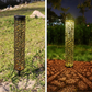 🌞 Solar Garden Stake Light ✅ Hollow-Carved Pattern & Auto On/Off | Elegant Outdoor Glow ✨