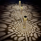 🌞 Solar Garden Stake Light ✅ Hollow-Carved Pattern & Auto On/Off | Elegant Outdoor Glow ✨
