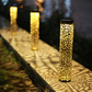 🌞 Solar Garden Stake Light ✅ Hollow-Carved Pattern & Auto On/Off | Elegant Outdoor Glow ✨