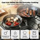 🍳 Cast Iron Frying Pan ✅ Naturally Non-Stick & Even Heating | Durable Everyday Cooking 🔥 -50% TODAY ONLY 🔥
