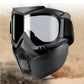 🛡️ Face shield ✅ Detachable Face Mask & Anti-Fog Venting | Clear Protective Comfort 😎