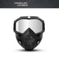 🛡️ Face shield ✅ Detachable Face Mask & Anti-Fog Venting | Clear Protective Comfort 😎