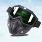🛡️ Face shield ✅ Detachable Face Mask & Anti-Fog Venting | Clear Protective Comfort 😎