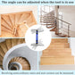 📐 Stair Treads Gauge Template Tool ✅ Accurate Angle & Length Measuring | Faster Stair Layout Cuts 🛠️