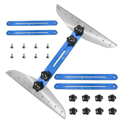 📐 Stair Treads Gauge Template Tool ✅ Accurate Angle & Length Measuring | Faster Stair Layout Cuts 🛠️