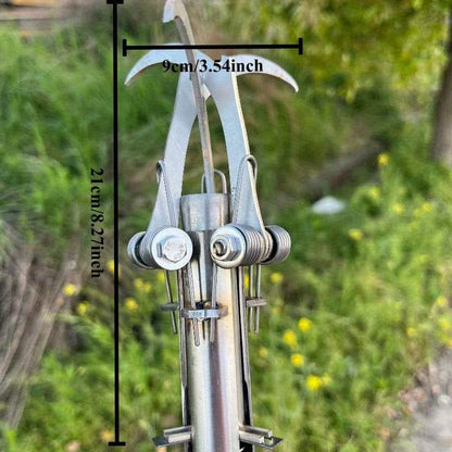 🛠️  Stainless Steel Folding Grappling Hook ✅ Auto-Lock Gravity Claws & Compact Foldable Design | Outdoor Retrieval Tool 🔥
