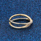 📢📢50% OFF !! ⏰Adjustable Double Layer Criss-Cross Ring
