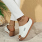 🔥 50% Discount 👡 Women’s Casual Wedge Slide Sandals ✅ Cushioned Comfort & Stable Lightweight Sole | Everyday Summer Style ✨