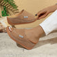 🔥 50% Discount 👡 Women’s Casual Wedge Slide Sandals ✅ Cushioned Comfort & Stable Lightweight Sole | Everyday Summer Style ✨