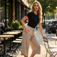 🌿Women's Casual Wide-Leg Capri Pants👖