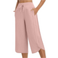 🌿Women's Casual Wide-Leg Capri Pants👖