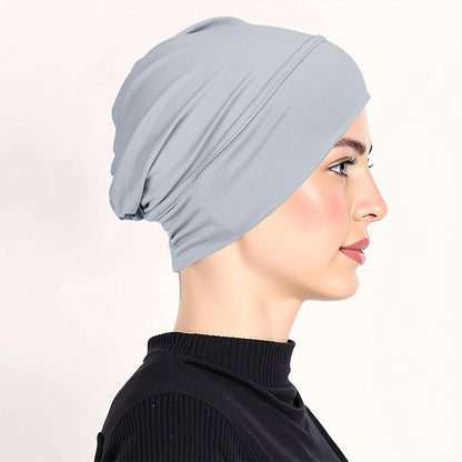 🧕 Soft Stretch Turban Cap for Women  ✨