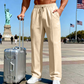 👖 Men’s Elastic Waist Drawstring Straight Leg Pants 🌿