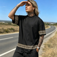 🔥 50% OFF 💨Breathable Crew Neck Short Sleeve & Shorts Set🌿