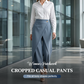👖 Women's Patchwork Cropped Casual Pants 🌸