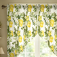 🌿 Botanical Print Rod Pocket Window Curtains 🌸