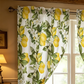 🌿 Botanical Print Rod Pocket Window Curtains 🌸