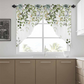 🌿 Botanical Print Rod Pocket Window Curtains 🌸