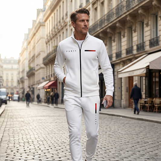 📢51% OFF + Free Shipping ⏰Men's Casual Printed Zip Jacket & Pants Set