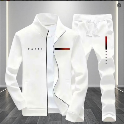 📢51% OFF + Free Shipping ⏰Men's Casual Printed Zip Jacket & Pants Set