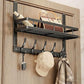 📢📢 50% OFF 🏡 Over The Door Hooks with Storage Basket – No Drill, Heavy Duty, Detachable ✨