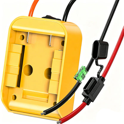 📢📢50% OFF !! ⏰Power Wheels Adapter for DeWalt 18V/20V Battery with Switch & Fuse