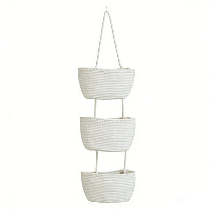 📢📢50% OFF !! ⏰Wall-Hanging Storage Organizer – 3-Tier Boho Style, Space-Saving Hanging Shelf🏡