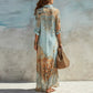 🌸 50% OFF NOW! 🌸Women's Elegant Retro Print Maxi Dress