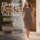 🌸 50% OFF NOW! 🌸Women's Crew Neck Solid Color Dress