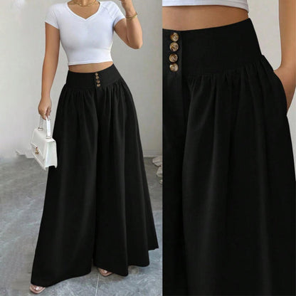 🌸 50% OFF NOW! 🌸Women's High-Waist Pleated Wide-Leg Pants