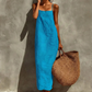 📢📢40% OFF !! ⏰Women's Casual Solid Color Slip Dress
