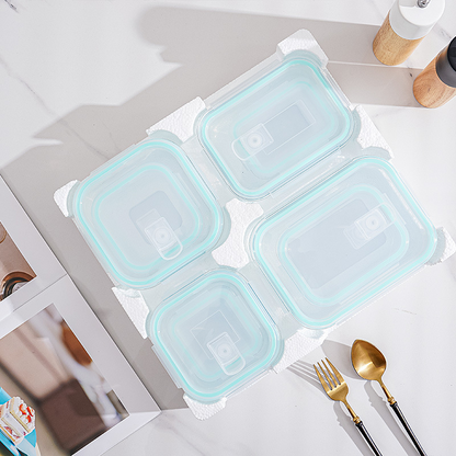 📢📢50% OFF !! ⏰Glass Food Storage Containers with Airtight Lids