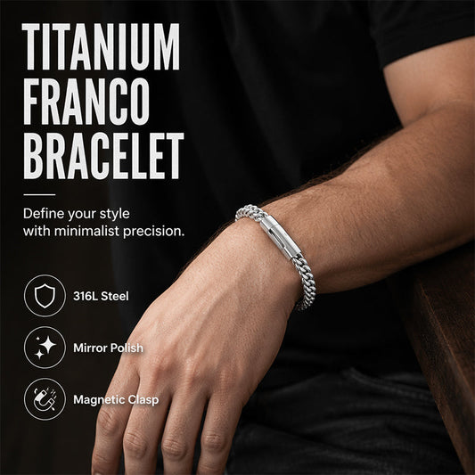 ✨Men's Titanium Steel Bracelet Minimalist Hip Hop Chain