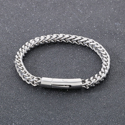 ✨Men's Titanium Steel Bracelet Minimalist Hip Hop Chain