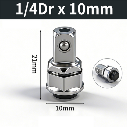 📢📢50% OFF !! ⏰CR-V Steel Ratchet Wrench Adapter Socket Converter Set