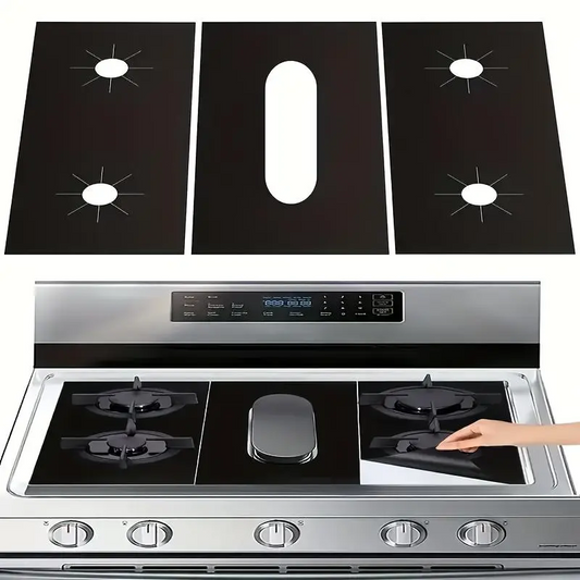 📢📢Buy 2 Get Free 1 !! ⏰Reusable Gas Stove Burner Protectors