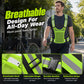 📢📢50% OFF !! ⏰High Visibility Reflective Vest Adjustable Safety Running Gear with Pocket