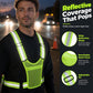 📢📢50% OFF !! ⏰High Visibility Reflective Vest Adjustable Safety Running Gear with Pocket
