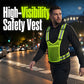 📢📢50% OFF !! ⏰High Visibility Reflective Vest Adjustable Safety Running Gear with Pocket