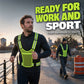📢📢50% OFF !! ⏰High Visibility Reflective Vest Adjustable Safety Running Gear with Pocket