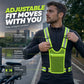 📢📢50% OFF !! ⏰High Visibility Reflective Vest Adjustable Safety Running Gear with Pocket