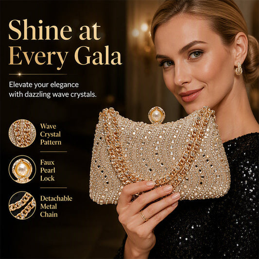 🔥2026 New Arrival ＆ Hot Sale ＆ 50％ Off🔥Elegant Pearl Clasp Evening Clutch Bag