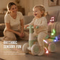 📢📢50% OFF !! ⏰Baby Balance Bike with Music & Lights – 4-Wheel Stability, LED Fun – Perfect First Bike for Toddlers! ✨