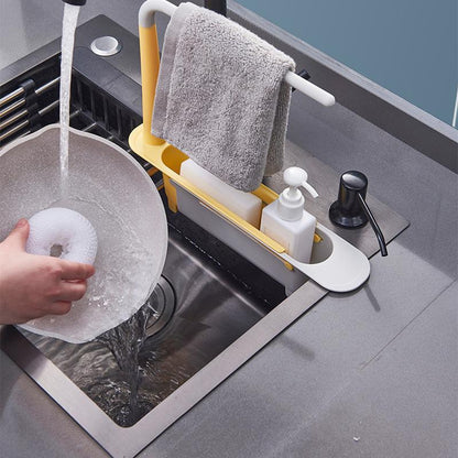 📢📢 50% OFF🧽Retractable Thickened PP Sink Organizer