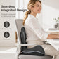✨Ergonomic Memory Foam Seat Cushion with Back Support – Stay Comfortable All Day, Perfect for Office, Car & Home