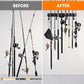 📢📢60% OFF !! ⏰ Wall-Mounted Fishing Rod Holder