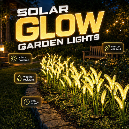 📢📢50% OFF !! ⏰Solar Foxtail Grass Decorative Garden Lights