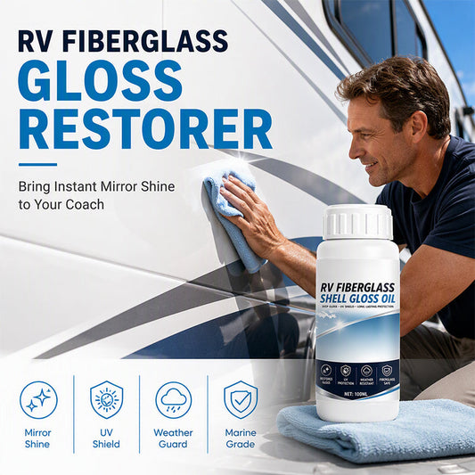 ⏰RV Fiberglass Gloss Oil Shine Restorer